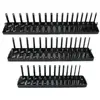 3Pcs Black/Red Socket Organizer Tray For 1/2" 3/8" 1/4" Socket Holder Home Sleeve Storage Rack Garage Tray Tool 5