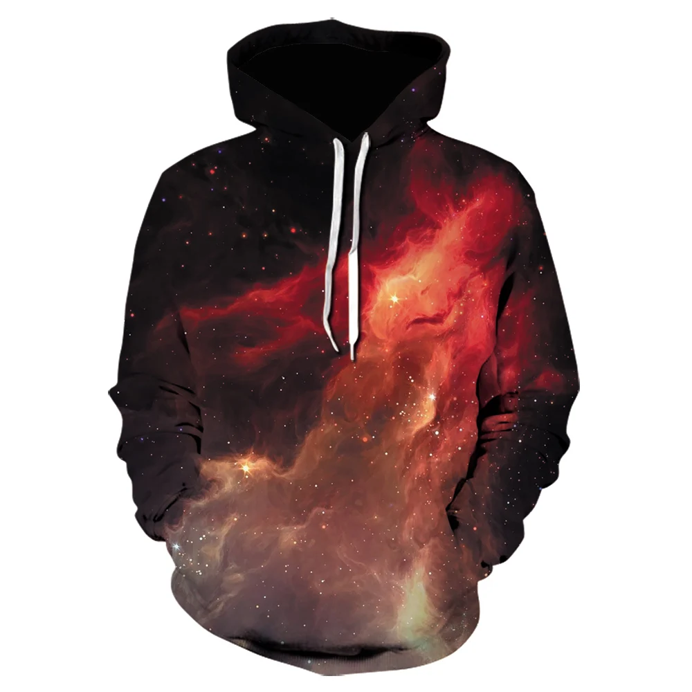 

Men Women Hoodies Space Galaxy Causal Sweatshirts 3D Print Fire Tracksuits Streetwear Hip Pop Fashion Long Sleeve Coat Tops