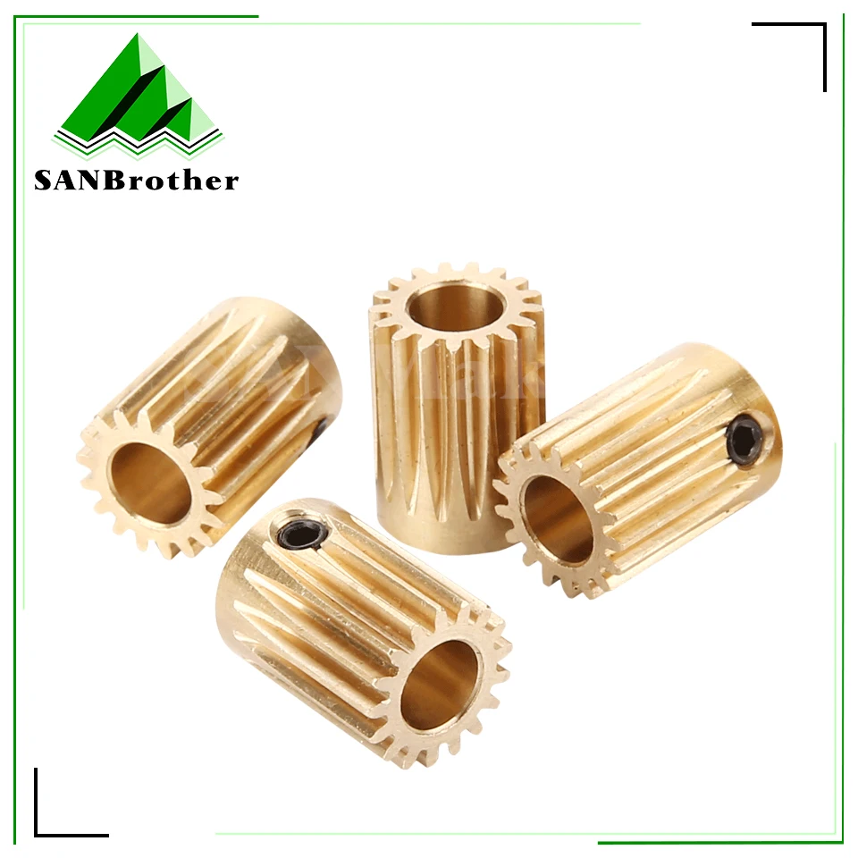 DDB Gear Extruder Motor Pinion Extrusion 17Teeth Bore 5mm Upgrade Wheel Pulley Motor Gear 3D Printer Parts