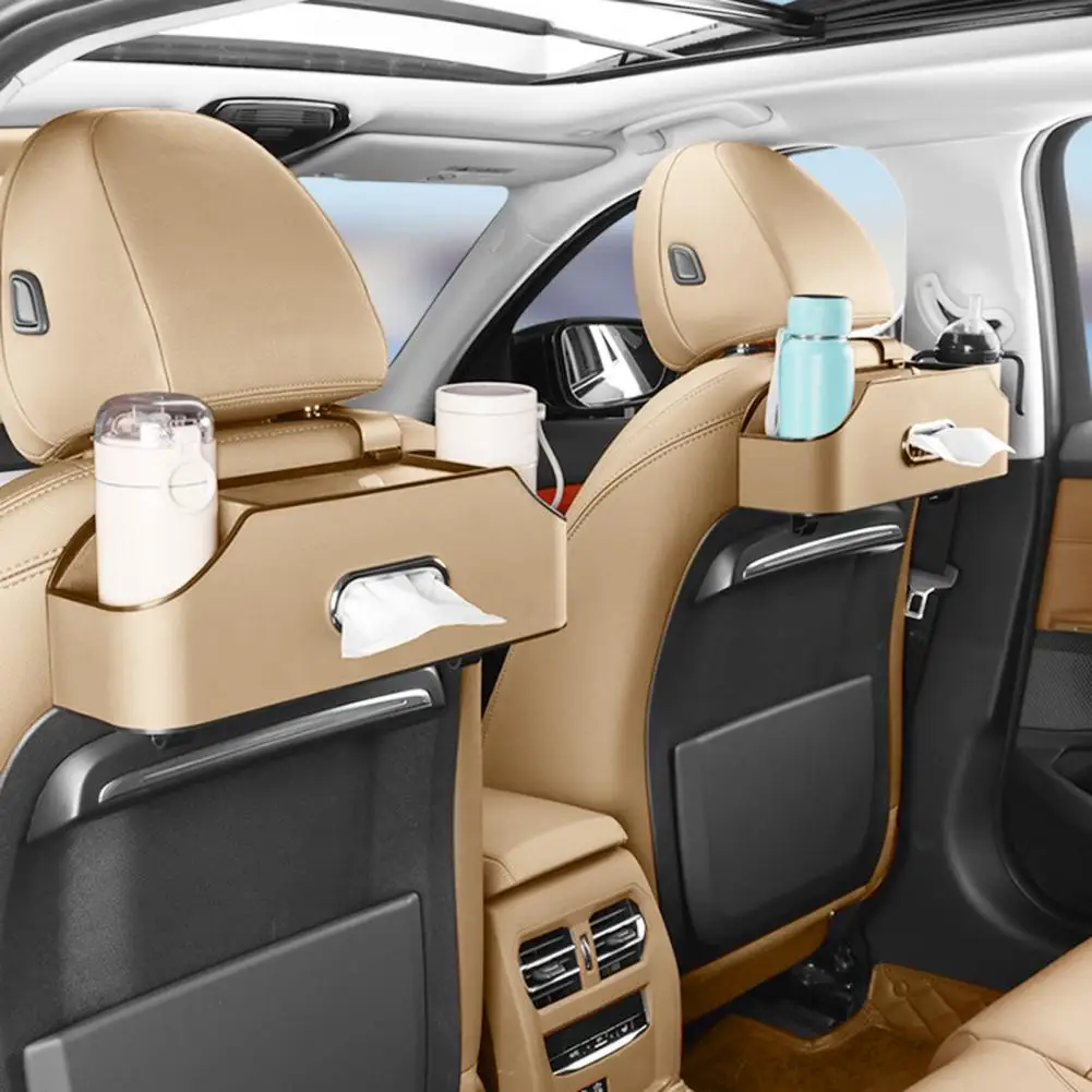 

Прочный Автомобильный подголовник, подстаканник с мощной нагрузкой, подстаканник из искусственной кожи, автомобильный подголовник, коробка для хранения, аксессуары для интерьера автомобиля