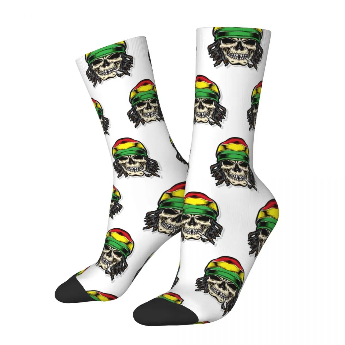 

Cool Cool Rasta Lion Of Judah Art Dreadlock Rastafari Basketball Socks Polyester Middle Tube Socks for Unisex Non-slip