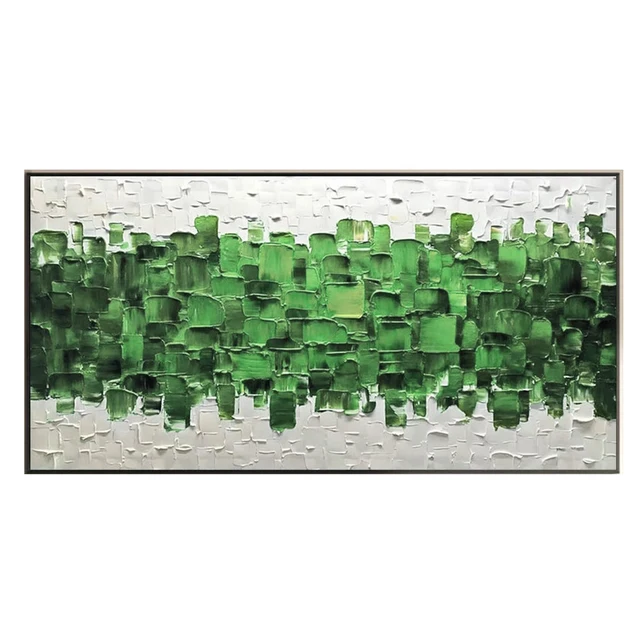 Large Gold Abstract Oil Painting Handmade on Canvas Textured Boho Wall Art Golden Acrylic