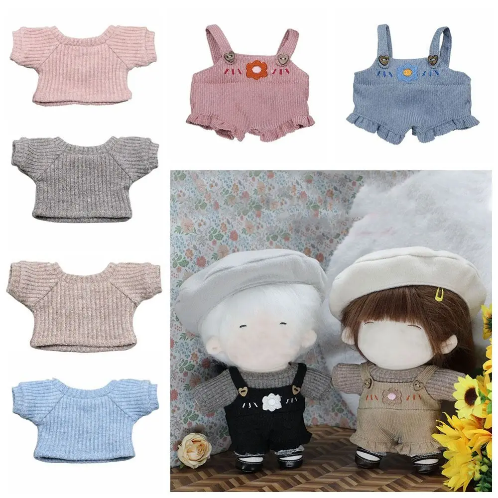 

Одежда для кукол 20 см, трикотаж, свитер, подтяжки, брюки, вязаные аксессуары, сменный наряд, сменная одежда, игра, фото реквизит, игрушка