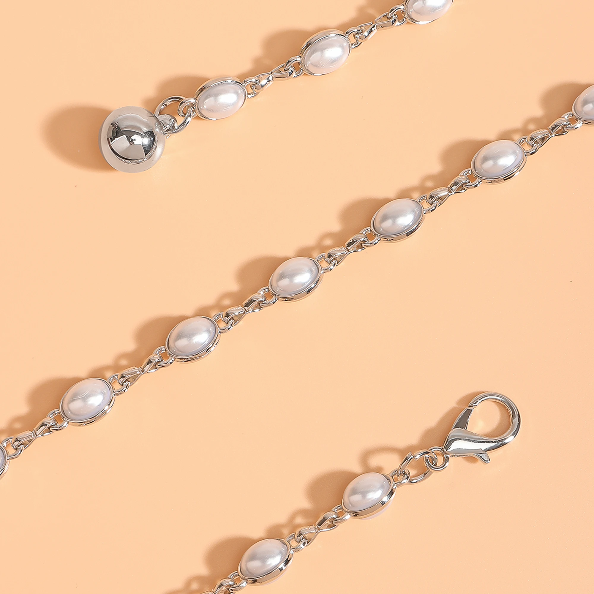 Die neue Perlen-Taillenkette für Damen, einfach alles mit modischer dünner Taillenkette für Damen mit Kleider-Temperament-Kette – Detail 6