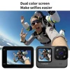 V9 4K Wifi Anti-Shake Camera 60FPS Waterproof Sports Camera with Remote Control Dual Screen Touch Control 170° Wide Angle Pro DV 2