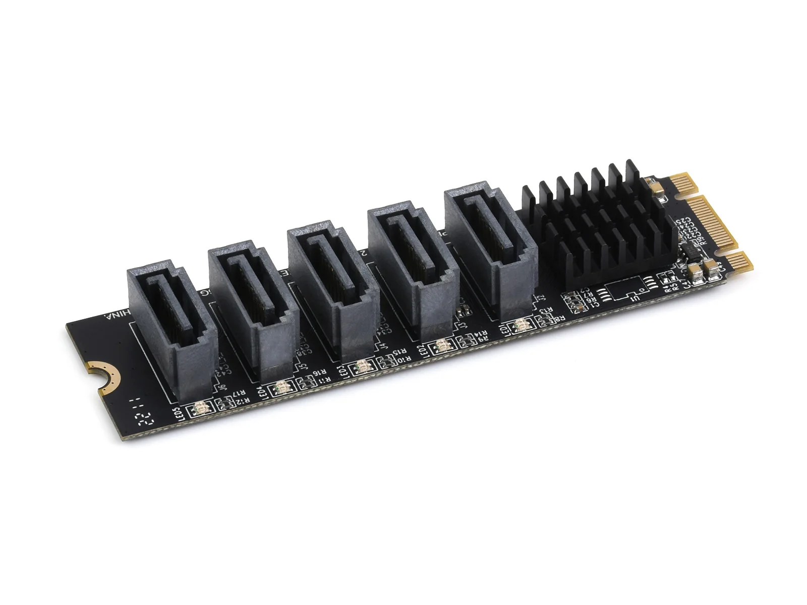 M.2 NGFF SATA-5-Ch SATA3 Ȯ, JMB575  Ĩ,  , JMB575  Ĩ ä
