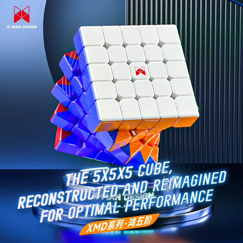 Qiyi Hong 5x5 Cube XMD Magic Cube 5Layers Speed Cube Professional Puzzle Toys For Children Kids Gift Toy UV Cubo Magico 6