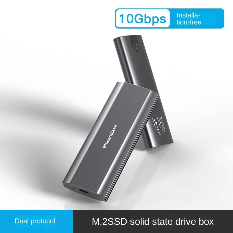 Custodia Ssd M2 A Doppio Protocollo Custodia Nvme Adattatore Da M.2 A Usb Tipo C 3.1 Ssd Per Custodia Ssd Nvme + Ngff Ssd M.2