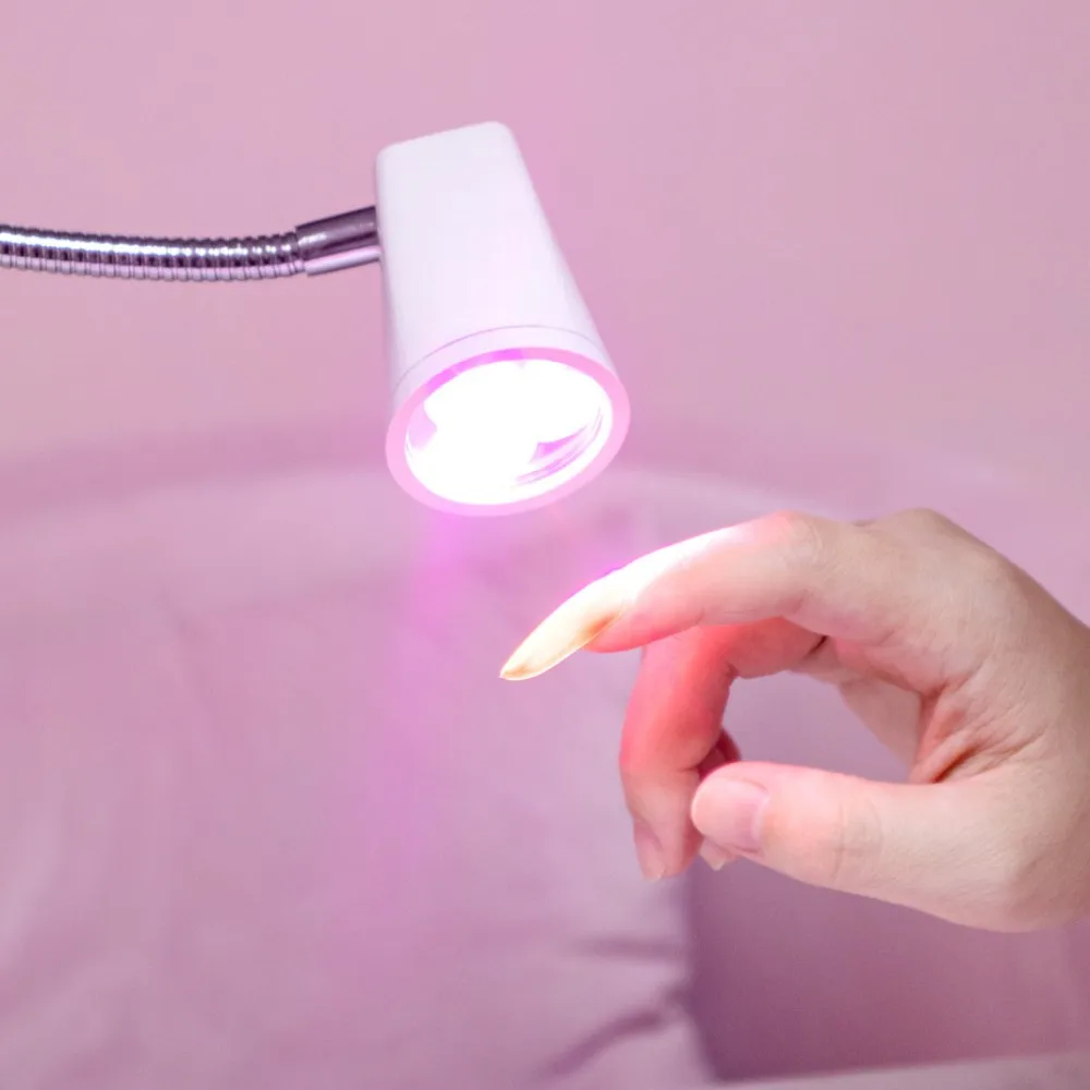 Focused Beam Portable Desktop Clip Mini Nail Lamp Dryer Machine Portable UV LED Nail Lamp Lights Curing Polish 18W Nail Art Lamp 2