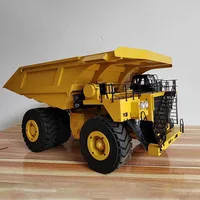 1/20 RC Metal Hydraulic Mining Truck 793D Dumper Car I6X Radio Lights Painted Assembled Model for Adults Toys TH20696 1