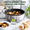 GreenPan Elite 6QT Electric Skillet, Sear Saute Stir-Fry Cook Rice, Healthy Ceramic Nonstick, Dishwasher Safe Parts 4
