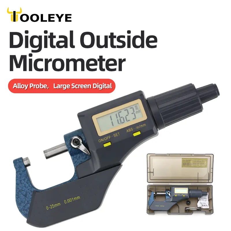 External Micrometer Set Outside Micrometer Micro Meter Mechanical Micrometers Measuring Tools Micrometric Gauges For Measurement image 7