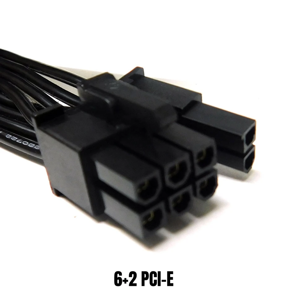 PCI-E Dual 8Pin 6+2Pin GPU Power Cable for Seasonic SS-1050XM2, SS
