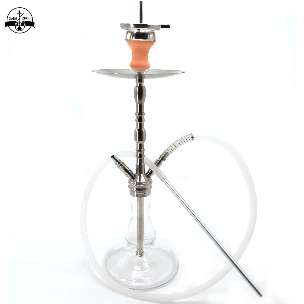 Highend Shisha Narguile Complete Hookah Set Stainless Steel Large