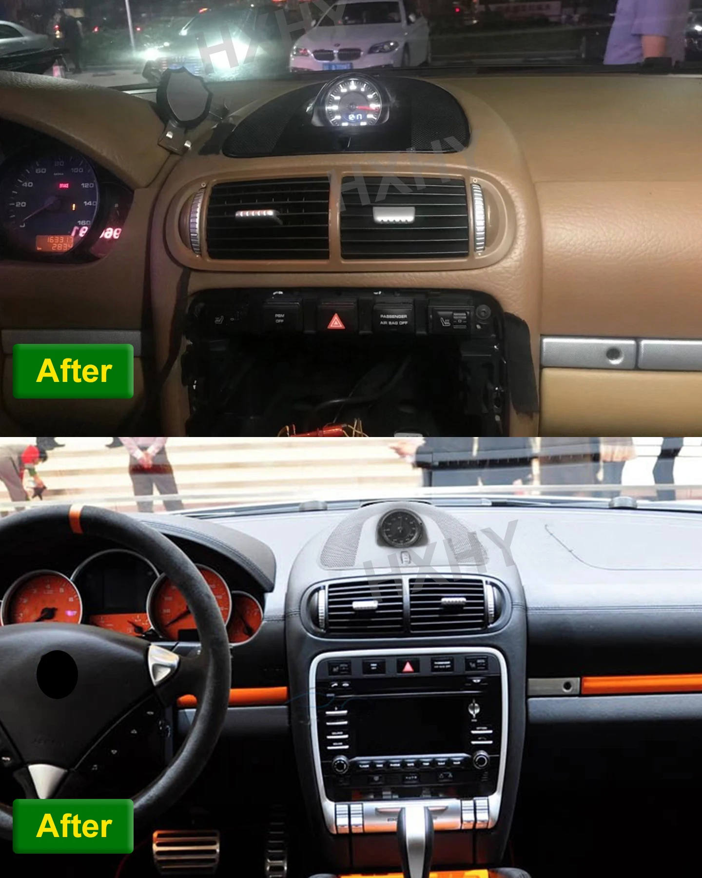 Car Dashboard Stopwatch Decoration Clock Time Support Sport Chrono For Porsche C
