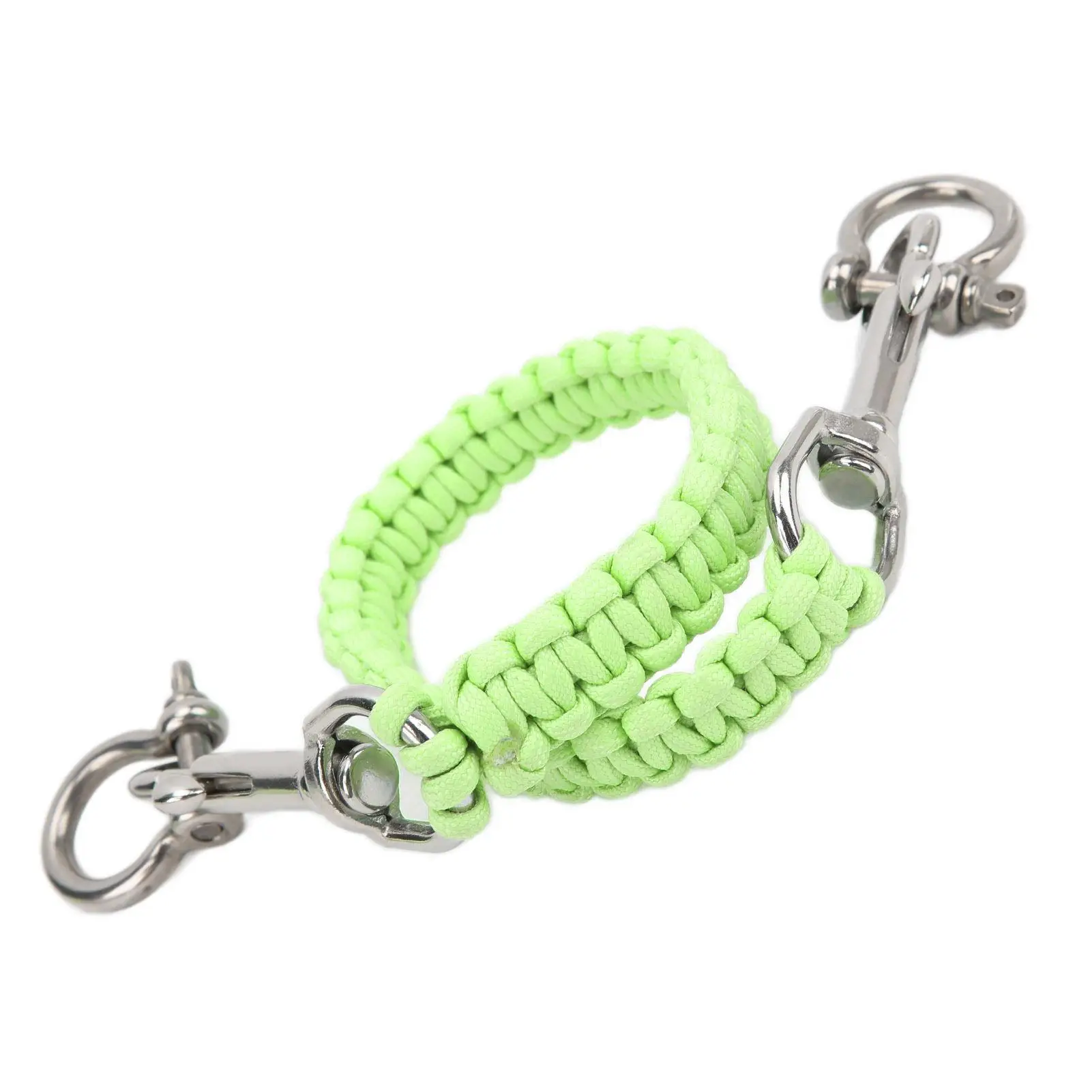 수중 다이빙 카메라 핸들 로프 코일 랜야드, 손전등용, 야광 나선형, AliExpress
