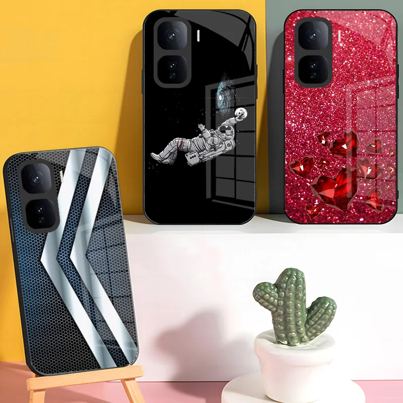 Enhanced Tempered Glass Protective Phone Case and Back Cover