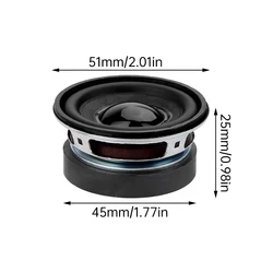 Compact High - Power Full - Range Portable Audio Speaker with NdFeB Magnet (52mm 5W)