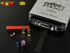 JSM Hobby TITANIUM Battery Grips with bullet plugs 4/5mm 1