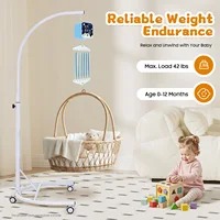 Contrôleur de balançoire électrique réglable à 9 niveaux pour bébé, contrôleur à bascule suspendu avec minuterie réglable pour berceaux à ressort oscillants 3