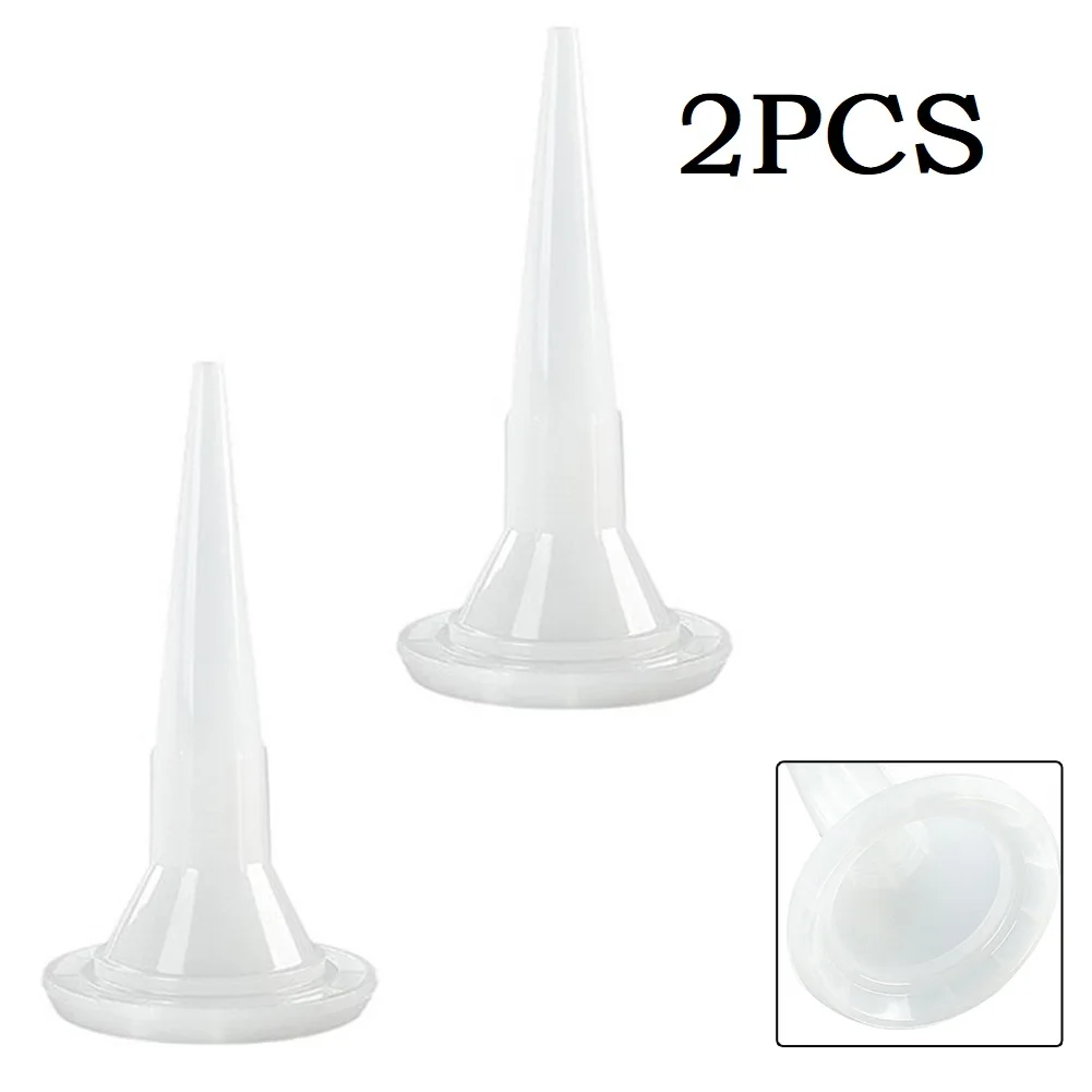 

2 Pcs Universal Caulking Nozzle Structural Glue Nozzle Plastic Caulking Nozzle Tip Mouth Home Improvement Construction Tool