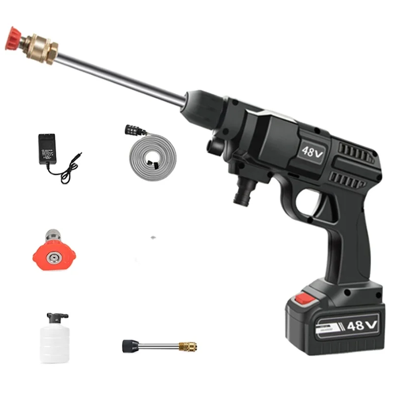 

Factory Direct Portable Battery Wireless Cordless Electric High Pressure Car Washer