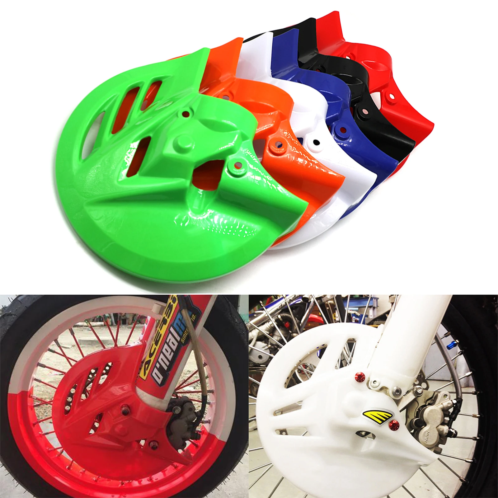 

Motorcycle Dirt Bike Plastic Protection Cover Brake Disc Protective Rear Brake Disc Cover For Honda CRF250X CRF450X CRF250R 450R