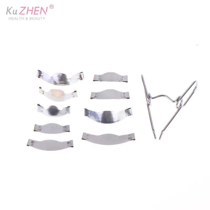 36개/박스 금속 치과용 새들 컨투어드 메탈 매트릭스 매트릭스 키트 스프링 클립 포함 0.05MM 섹셔널 포밍 클립 키트 No.1330