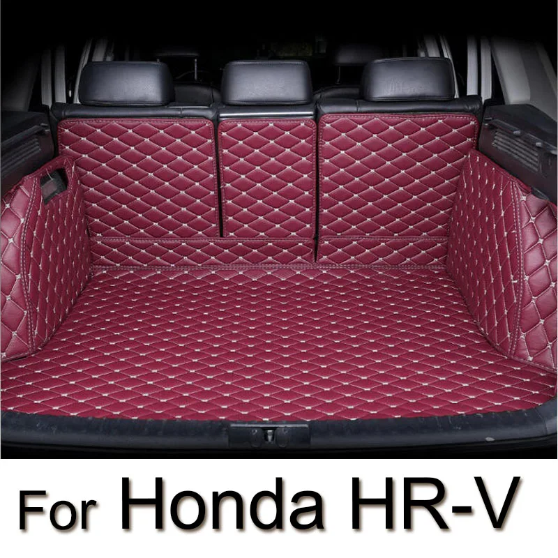 

Коврики для багажника автомобиля Honda HR-V Vezel RU 2022 2023 2024 5, кожаный коврик для багажника автомобиля, аксессуары для интерьера автомобиля