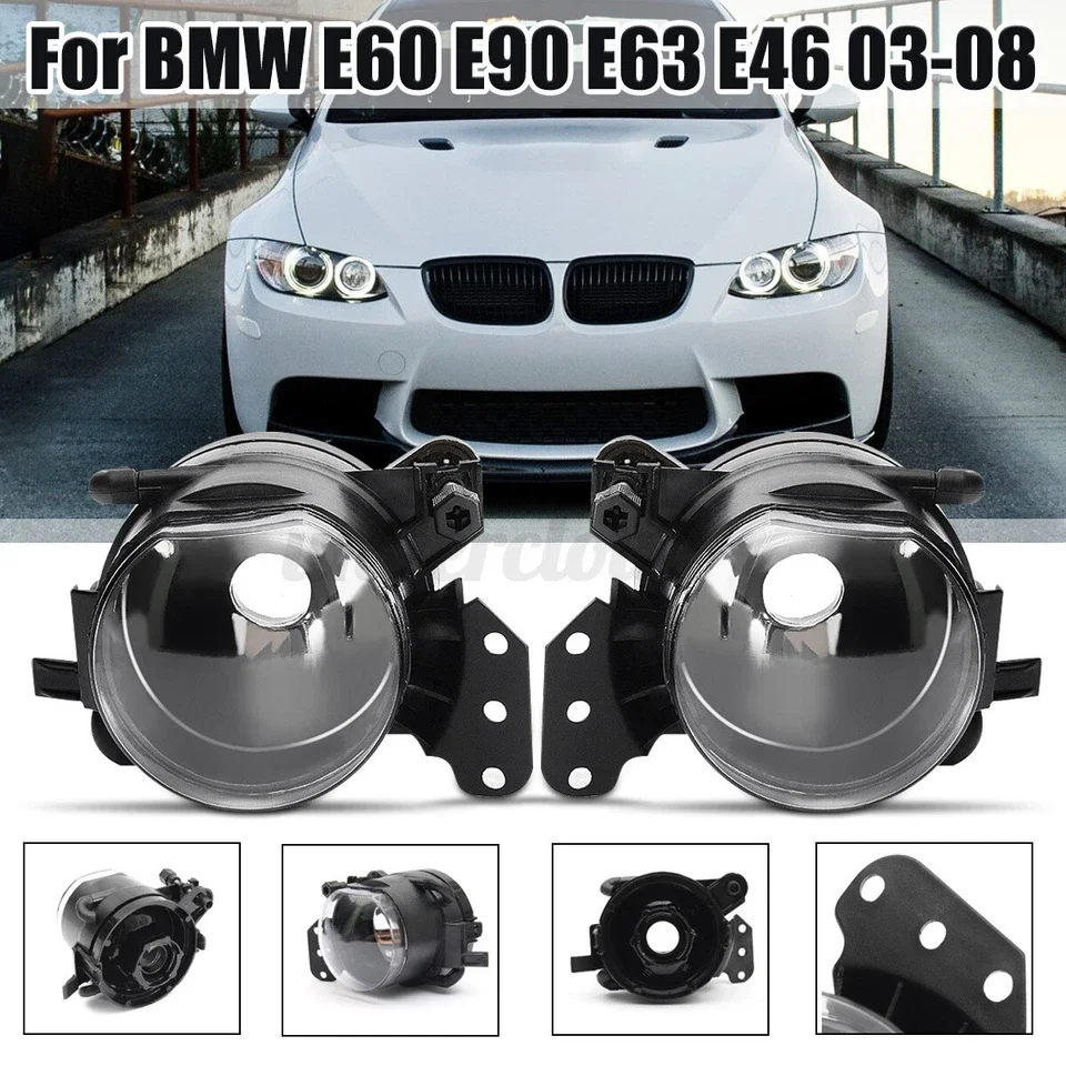 BMW 3 5 6 시리즈 E60 E61 E90 E91 323i 325i 525i 전면 범퍼 안개등 조립품 전구 포함 63176910791