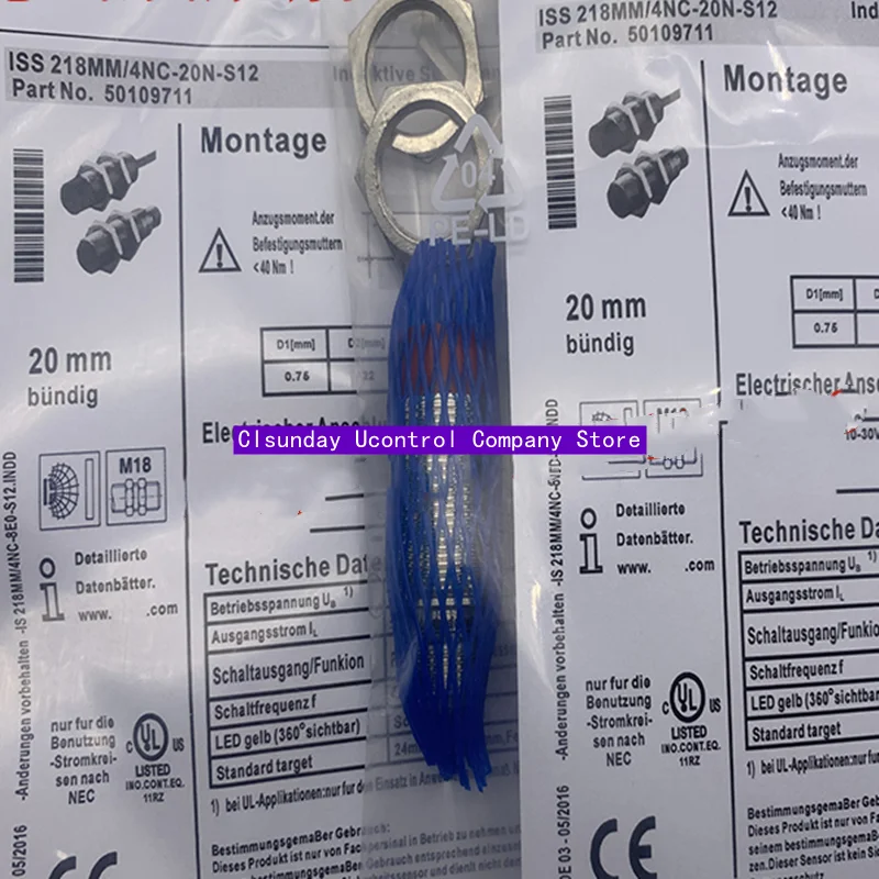 

2pcs New proximity switch ISS 218MM-4NC-20N-S12