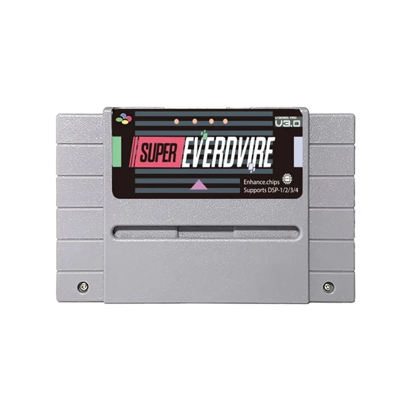 

Super DSP Version Plus 3000 In 1 REV 3.0/3.1 Game Card For SNES USA 16 Bit Video Game Console Cartridge