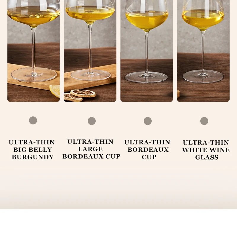 2 Stück ultra dünne Verkostung und Werts ch ätzung Becher Sammlung Ebene handgemachte Rotwein glas Kristall Burgund Bordeaux Becher Kunst – Detail 8