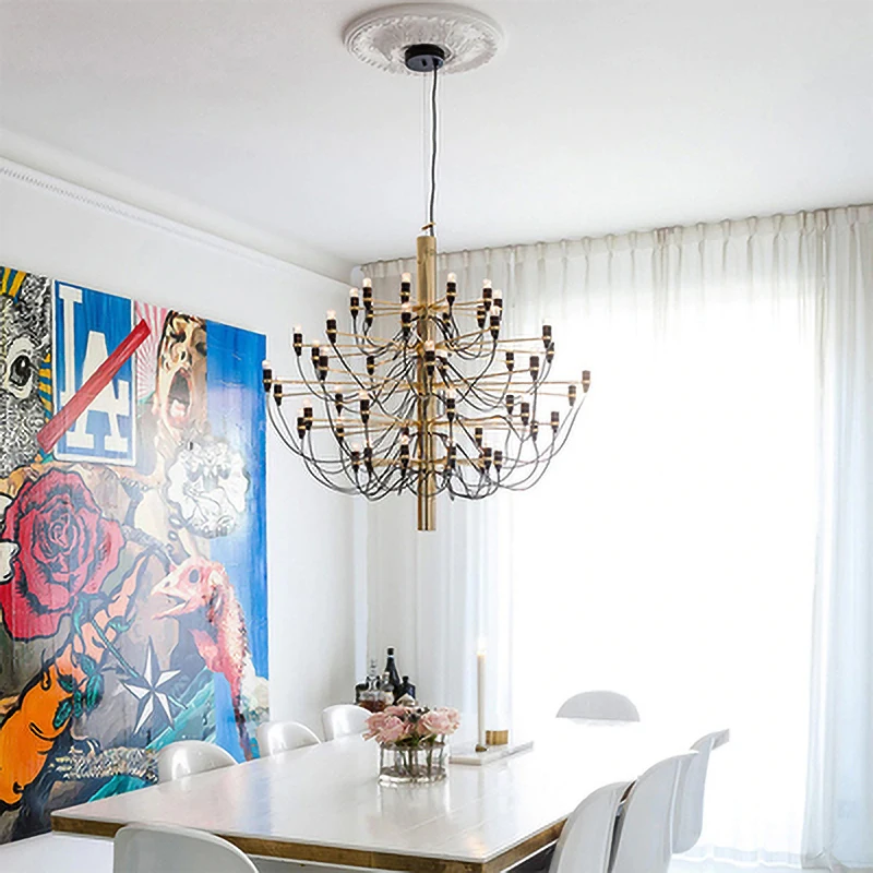 Led Chandelier Ceiling Chandelier Modern Led Ceiling Chandelier Replica Pendant Lights Luxury Flo Suspension Lamp Living Room Hotel Kitchen Decor Hanging Lustre