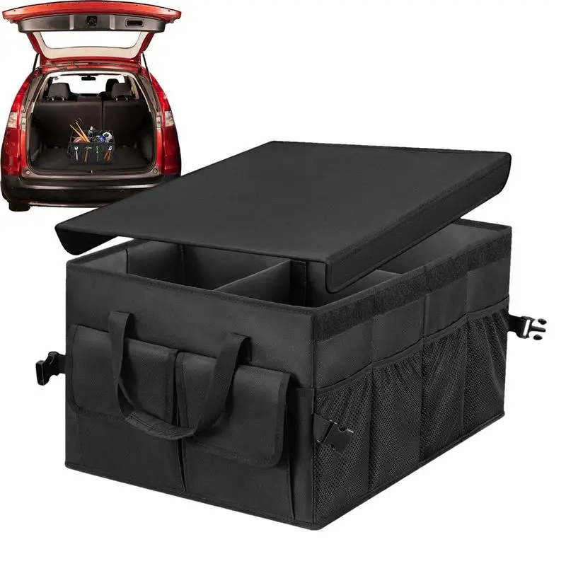 

Car Trunk Storage Box Multifunctional Trunk Storage Organizer Large Capacity Cargo Trunk Storage Box Convenient Good Luggage bag