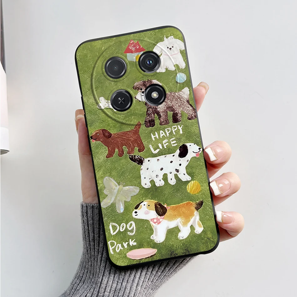 Cute Cartoon Cat Silicone Back Cover - Soft Protective Case