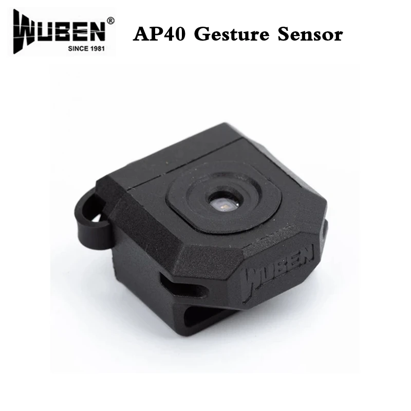 WUBEN Taschenlampen-Zubehör für P1 Stirnband E7 Gesten-Sensor-Verlängerungsrohr T4 TacRing X2Pro Taktischer Heckschalter Roter Diffusor – Detail 4