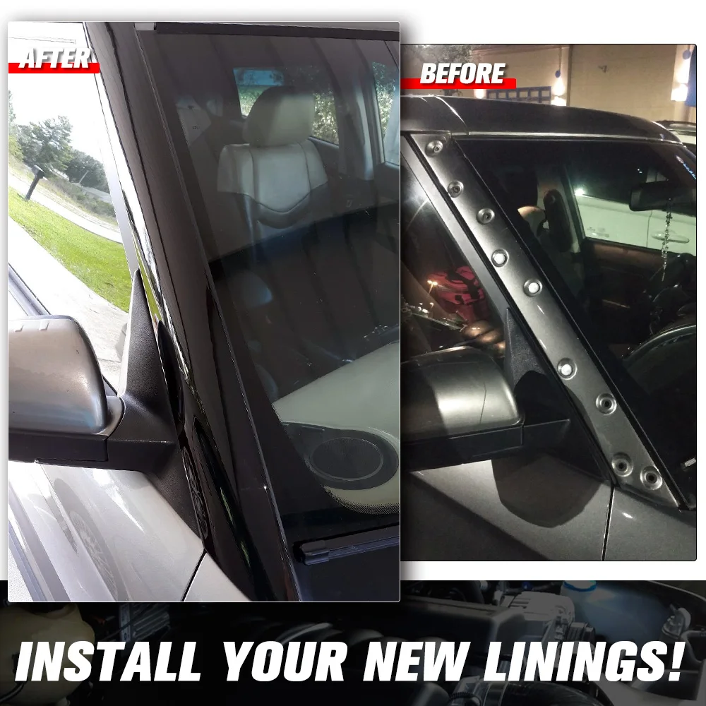 Kia Sorento Chrome Window Sill Trim, 2011, 2012, 2013, 2014, 2015