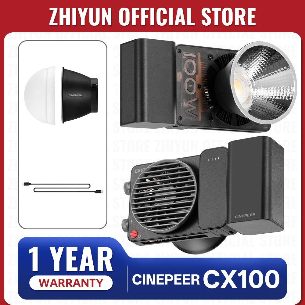ZHIYUN CINEPEER CX100 100W Pocket LED Light 1