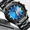 FNGEEN Fashion Ultra-thin Luxury Men's Watches Stainless Steel Band Fashion Waterproof Quartz Watch For Man Calendar Watch S001 2