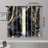 2pcs, Creative Curtains Moire Cat Machine Washable (without rod) Outdoor Decorations for Bedroom Living Room Window Treatment 3