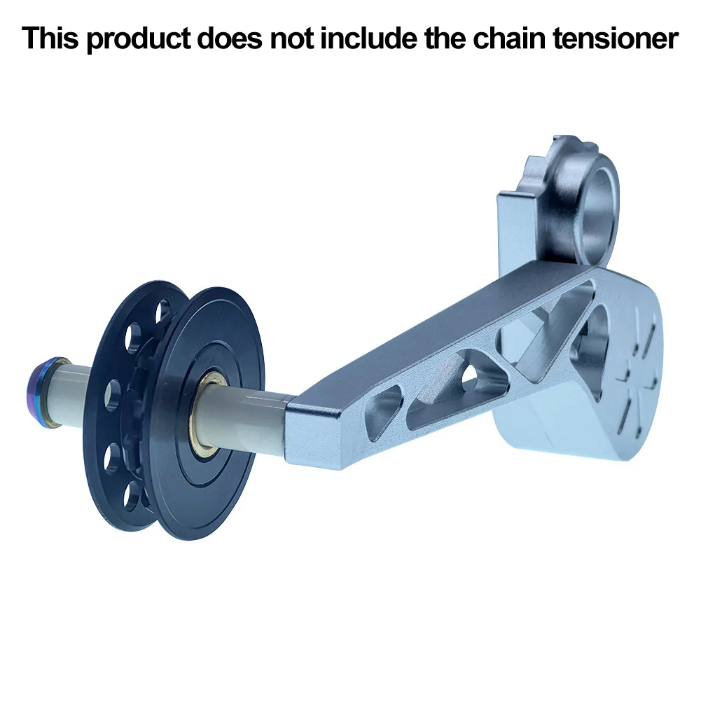 Precision Engineered 10mm Chain Tensioner Pulley Bolt TC4 Ti Alloy and Porcelain Sleeve for Brompton