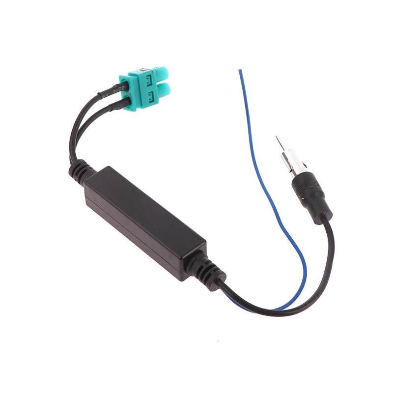 Vehicle Signal Aerial FM Radio Antenna Male Dual Amplifier Adapter For Volkswagen Audi Cayenne Car Accessories