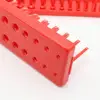 3Pcs Black/Red Socket Organizer Tray For 1/2" 3/8" 1/4" Socket Holder Home Sleeve Storage Rack Garage Tray Tool 4