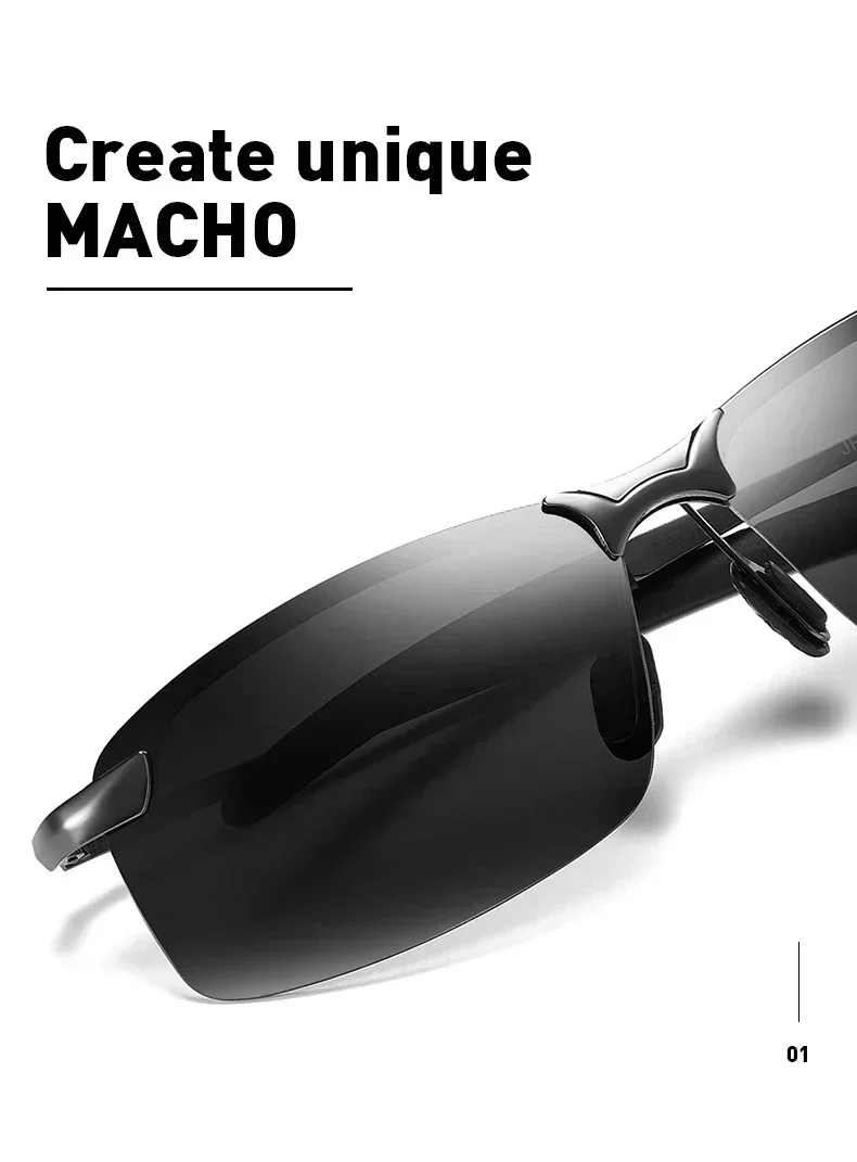 Men's Polarized Photochromic Day Night Sunglasses