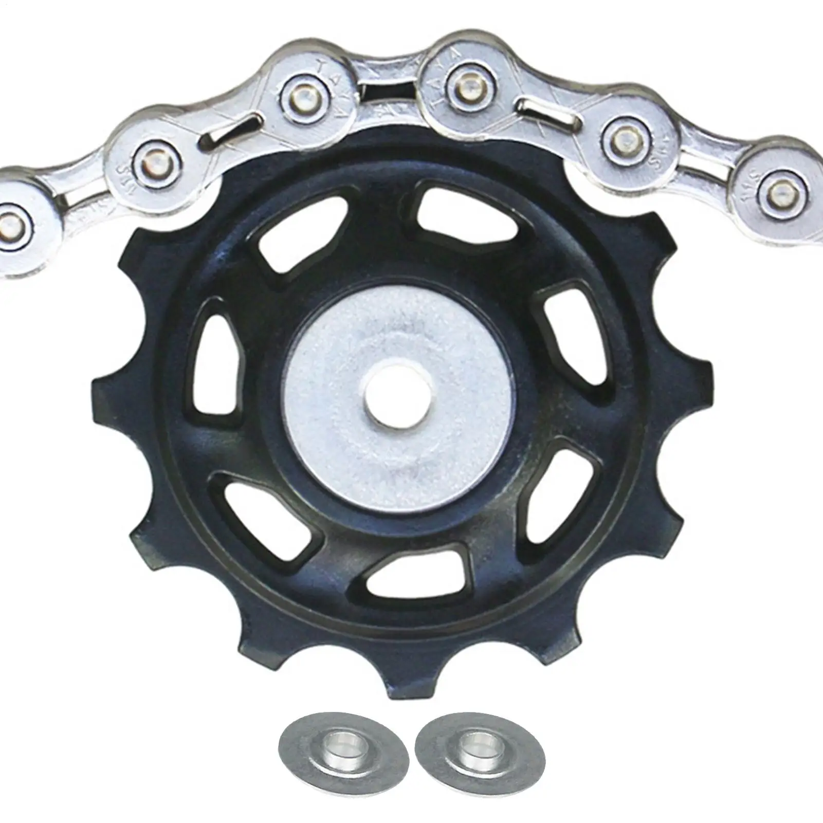 Mountain Bike Derailleur Pulley Mountain Bike Guide Roller Pulley Cycling Accessories Quick-Release Guide Roller For Road Biking