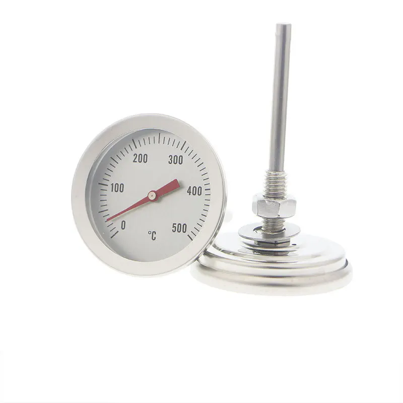 

Silver Practical Kitchen Thermometer Instant Read Craft Stainless Steel Kitchen Food Cooking Coffee Milk Frothing Thermometer