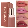 6 Colors Nude Matte Lipstick Waterproof Velvet Lipsticks Sexy Red Brown Pigments Makeup Long Lasting Profissional Lips Cosmetics