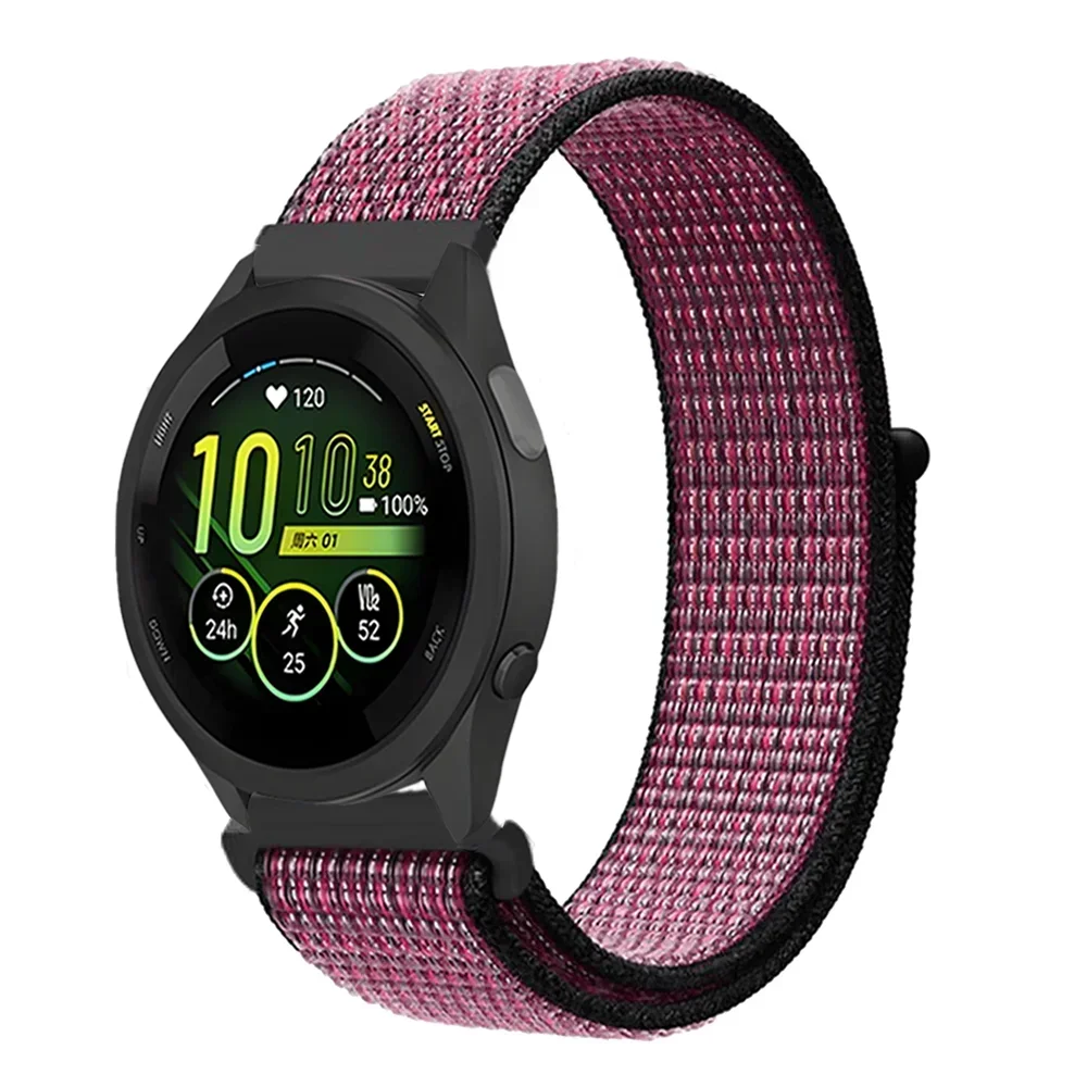 Nylon Braided Loop Sport Bracelet Wristband - 20/22mm Strap