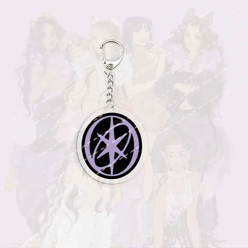 Cool K-pop Katseye Acrylic Keychain Charms - Cute Fan Friends Gift